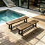 Banc d'extérieur en bois d'acacia-57377055