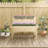 Raised garden bed with two planters-888451165