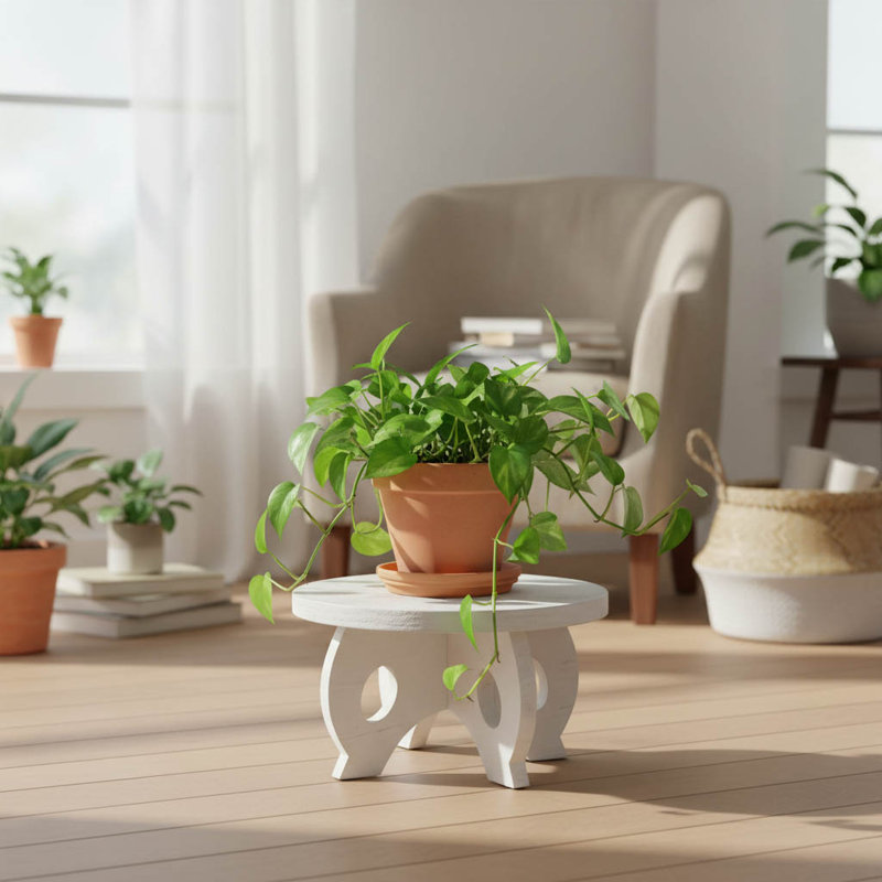 Plant Stand, White