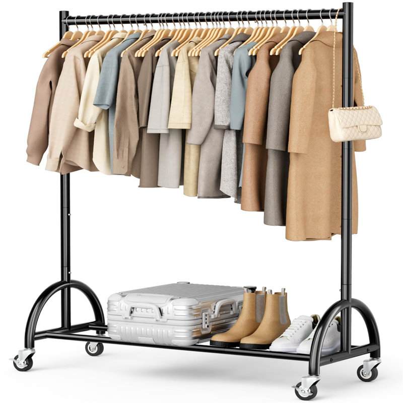 109cm Rolling Clothing Rack