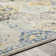 Hillsby Machine Woven Oriental Blue/Yellow/Gray Area Rug