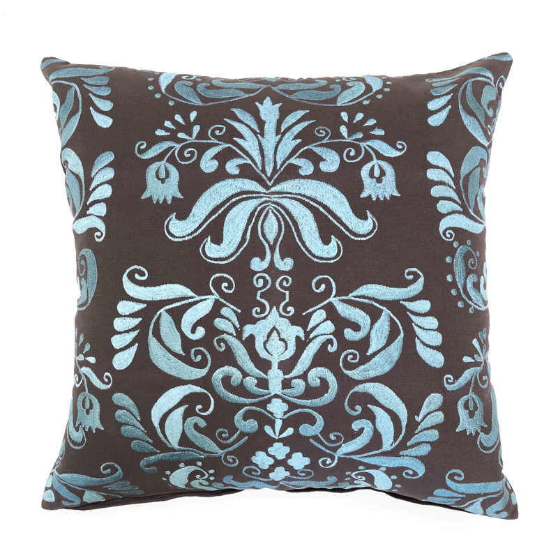 Housse de coussin en lin Versailles, Bleu