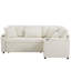 3 Seater Chenille Chaise End Sofa-1146995486
