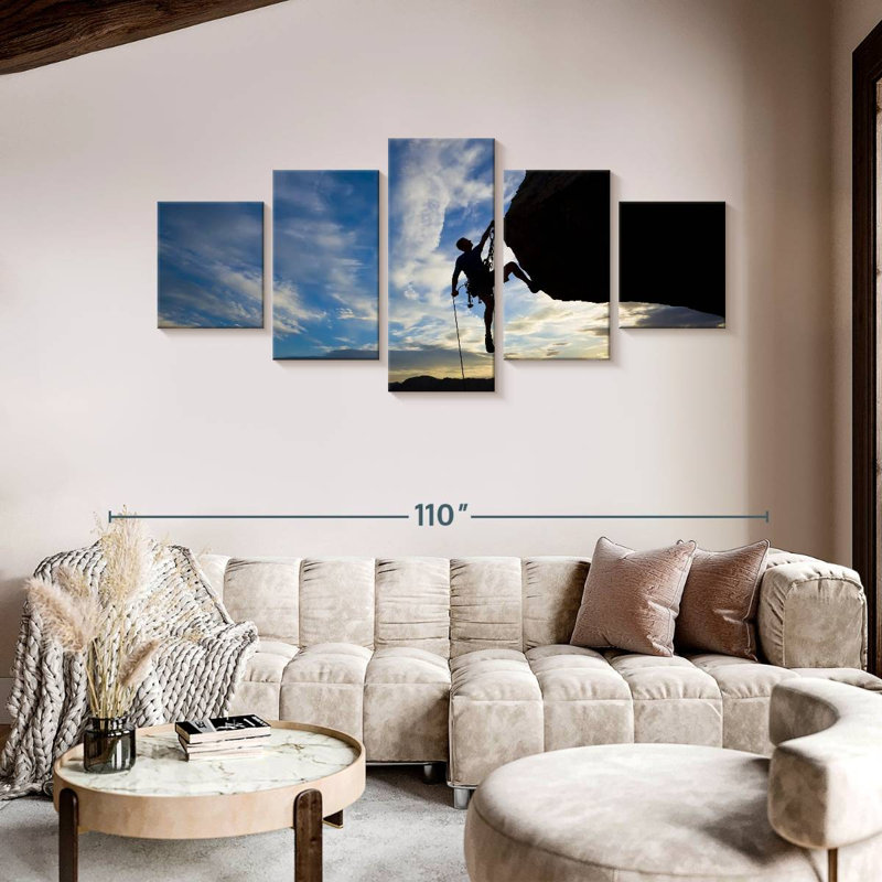 Keep Climbing, 42" H x 92" W