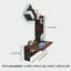 Solid Wood Base Floating Desk-1684338003