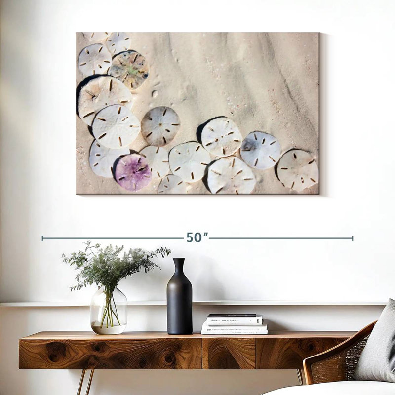 Beach Sand Dollars, 26" H x 39" W