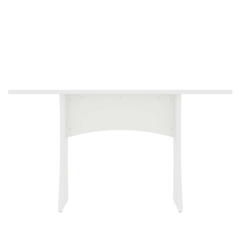 Coney 53" Dining Table In (Table Only), White