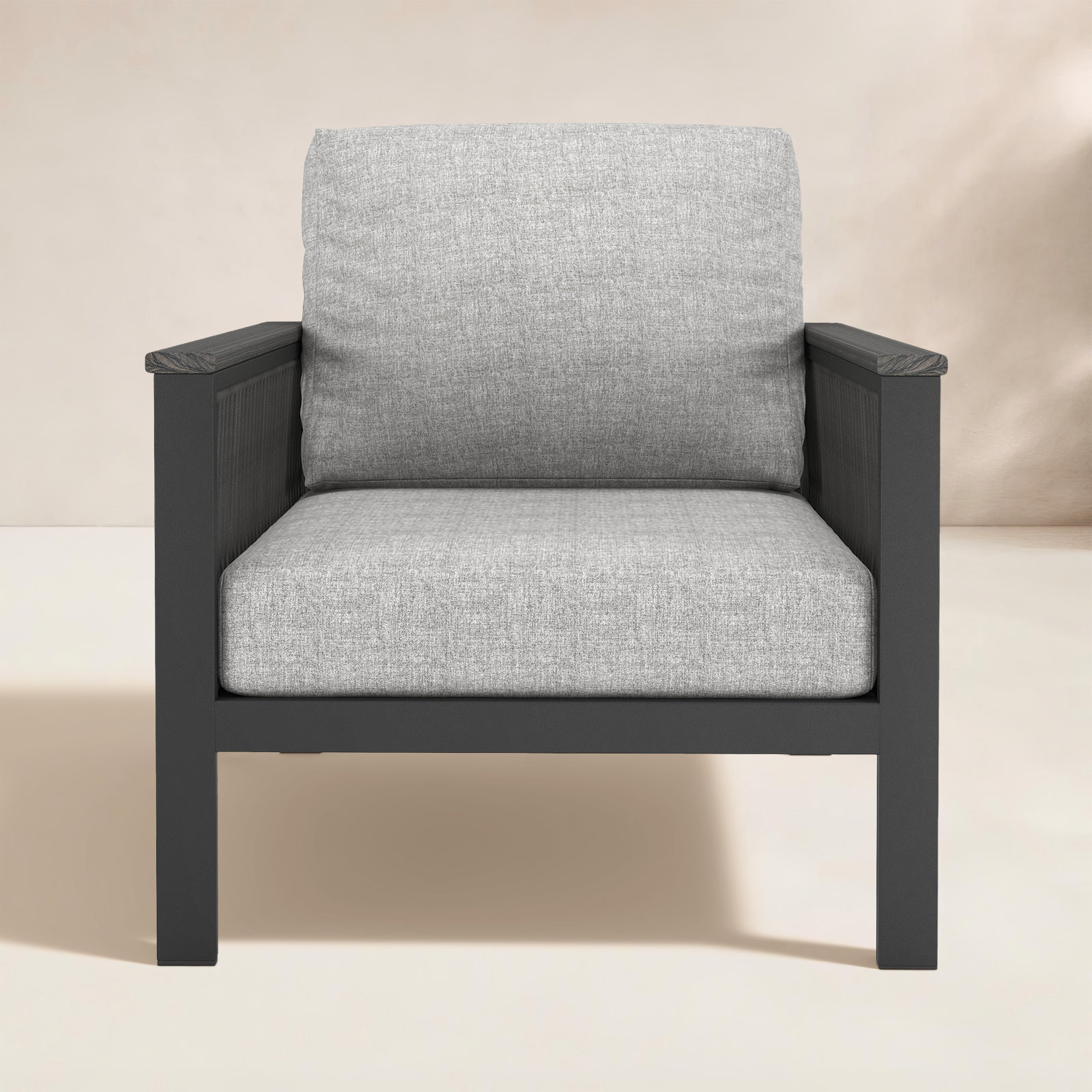 Townsend Sunbrella® Patio Lounge Chair, Canvas Granite Sunbrella® Canvas