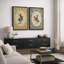 Art cowboy, cowboy de style occidental, impression sur toile encadrée, 2 pièces-128129490-128129495