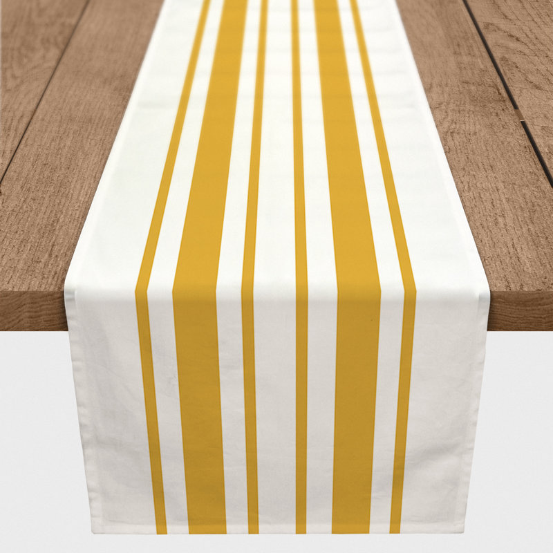 Chemin de table Perouge, Jaune, 72 po x 16 po