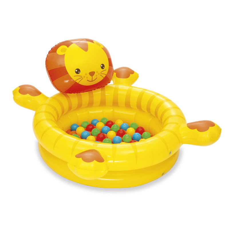 Up in and over Lion Ball Pit