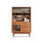Scandinavian Solid Wood One-Piece Storage Food Cabinet