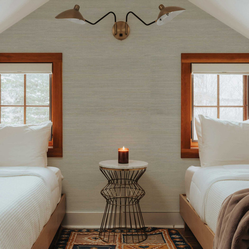Fine Weave Hemp Authentic Grasscloth Wallpaper