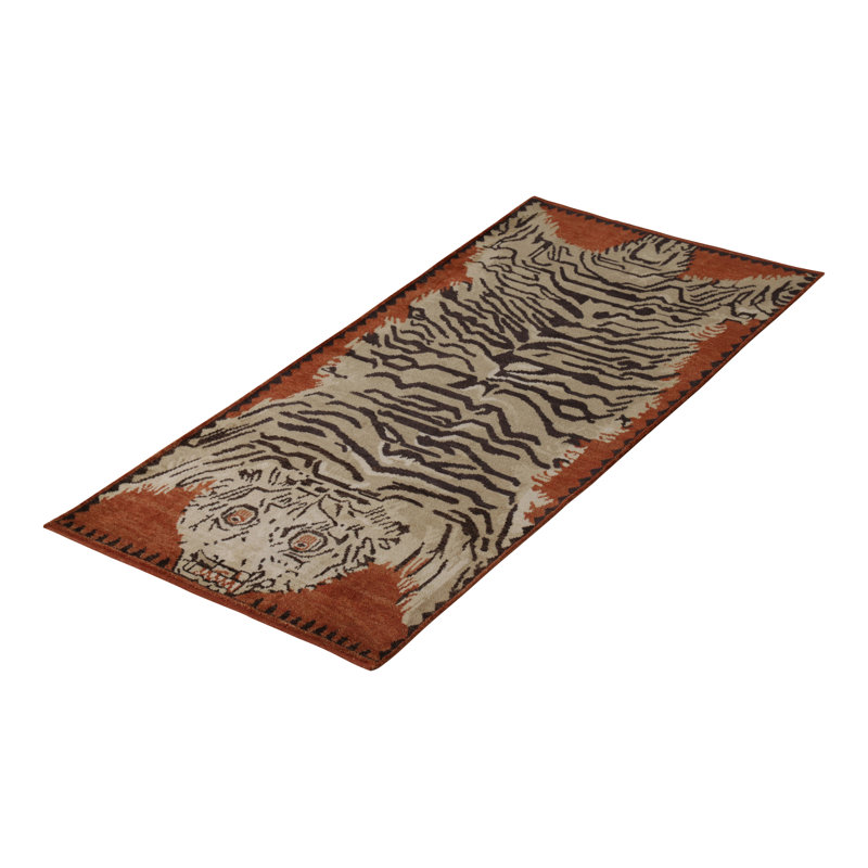 Burano Animal Print Area Rug, Runner 3' x 12'