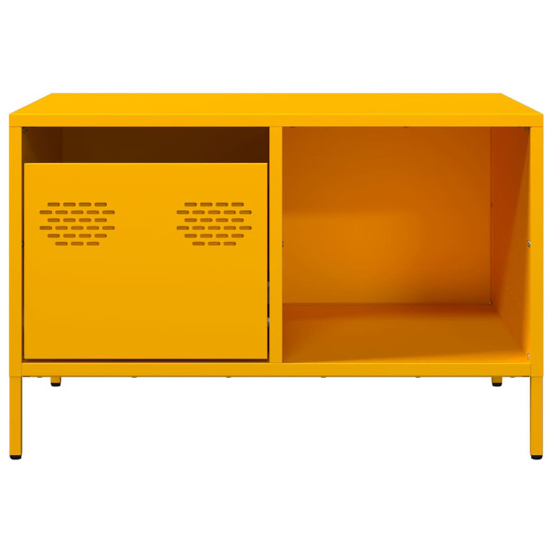 Withernsea Coffee Table with Storage, Mustard Yellow