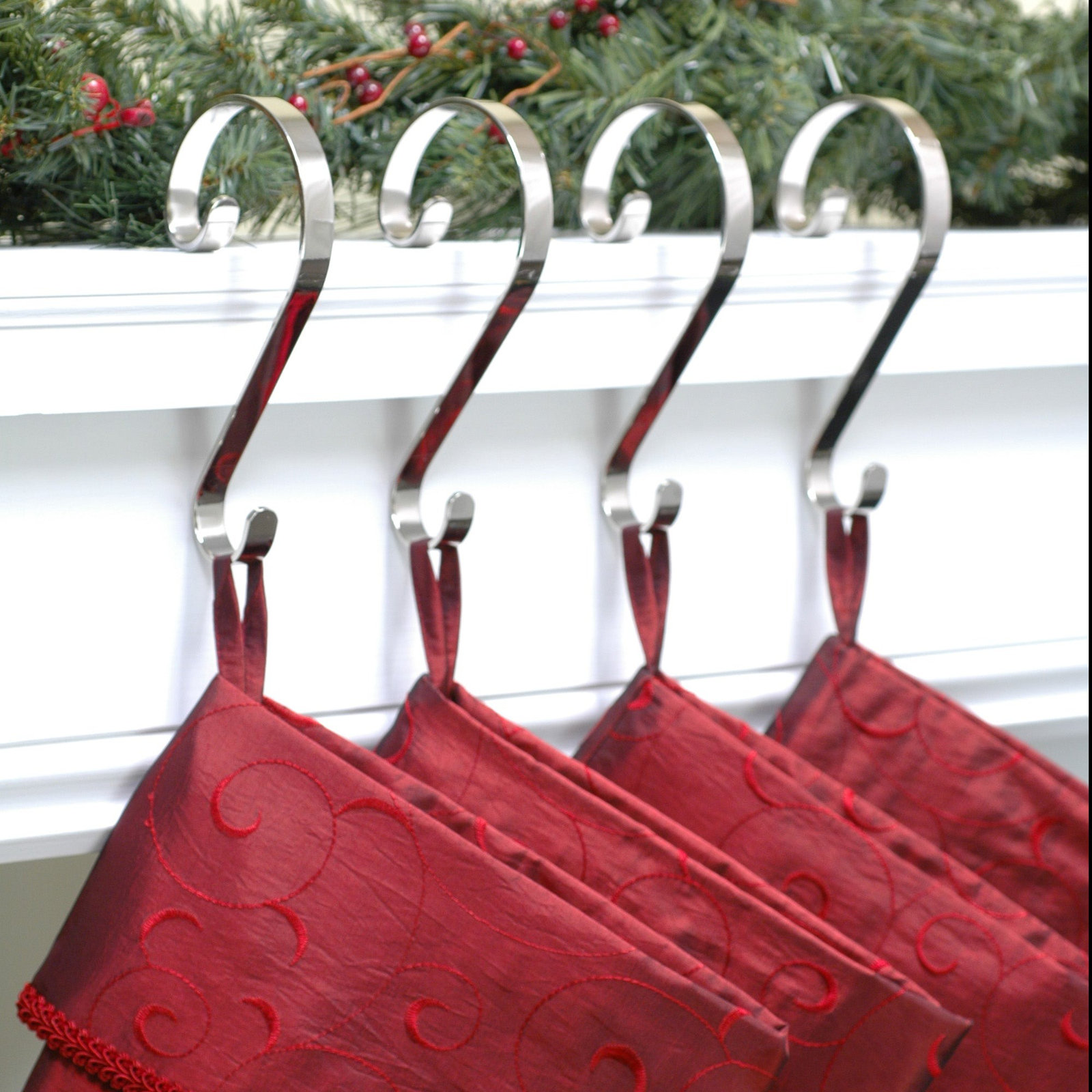 Stocking Holder, Silver