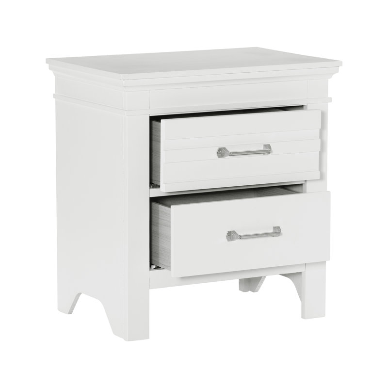 Corisco 2 - Drawer Nightstand, White