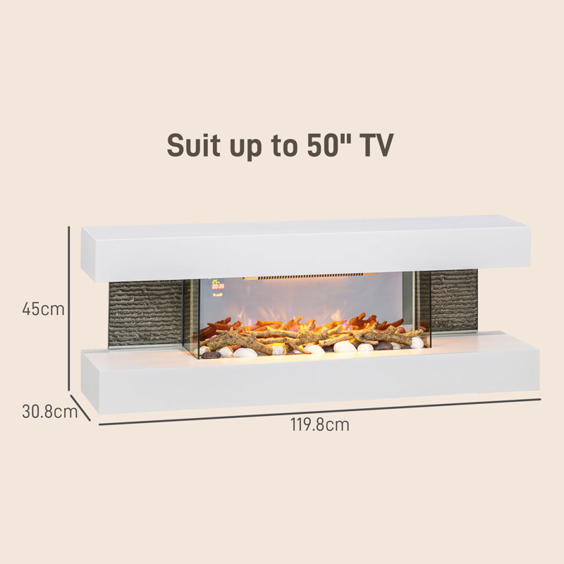 Danniel Steel Electric Fireplace