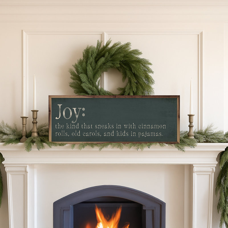 Joy Definition, 8" H x 24" W