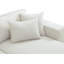 Canapé d'angle Hector 104 po avec méridienne réversible en lin beige, 1 pièce