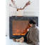 Foyer décoratif en bois massif de style bulgare