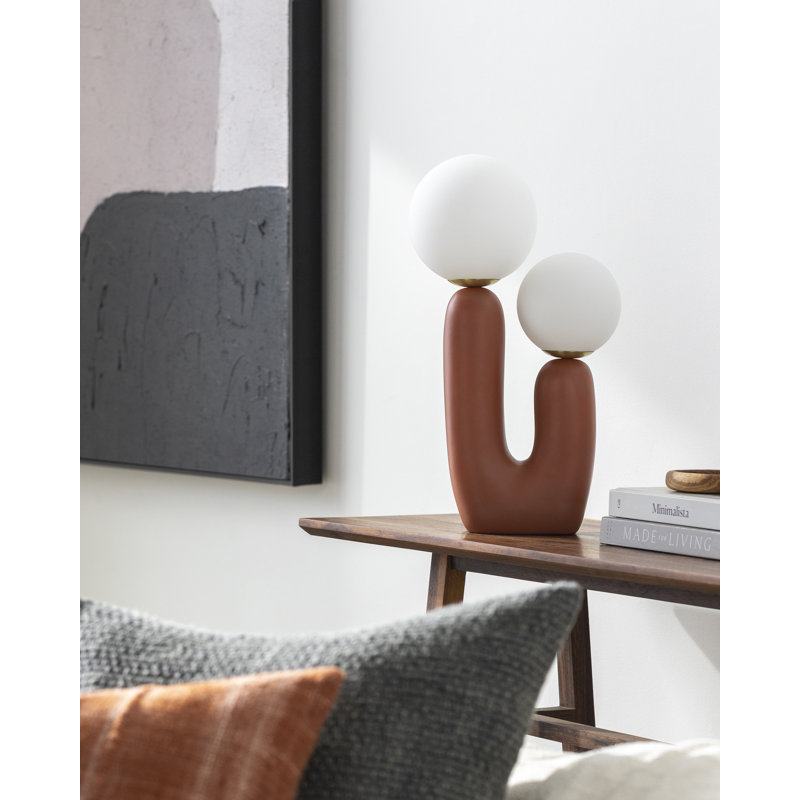 Pimento Resin Novelty Lamp, Brick