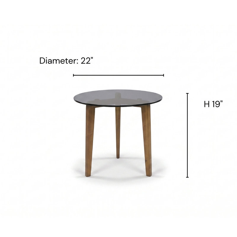 Abra Walnut End Table