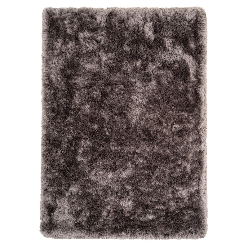 Zia Solid Colour Shag Area Rug, Rectangle 160 x 230cm