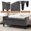 Jeani 45" Wide Velvet Tufted Rectangle Storage Ottoman-857890113