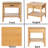 Bedside Table With One Drawer, Side Table