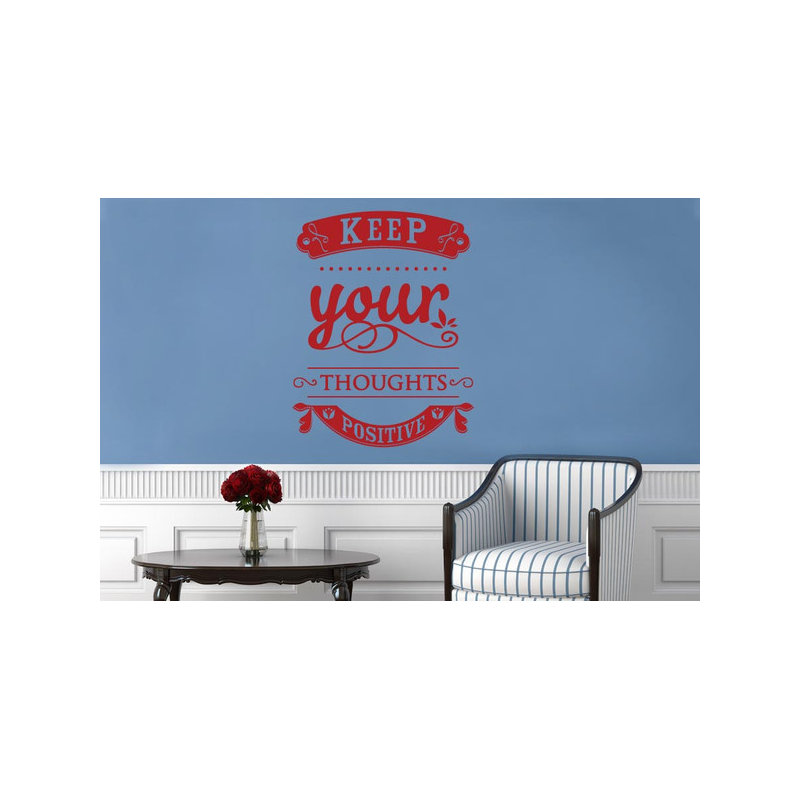 Wall Decal, Dark Red, Medium