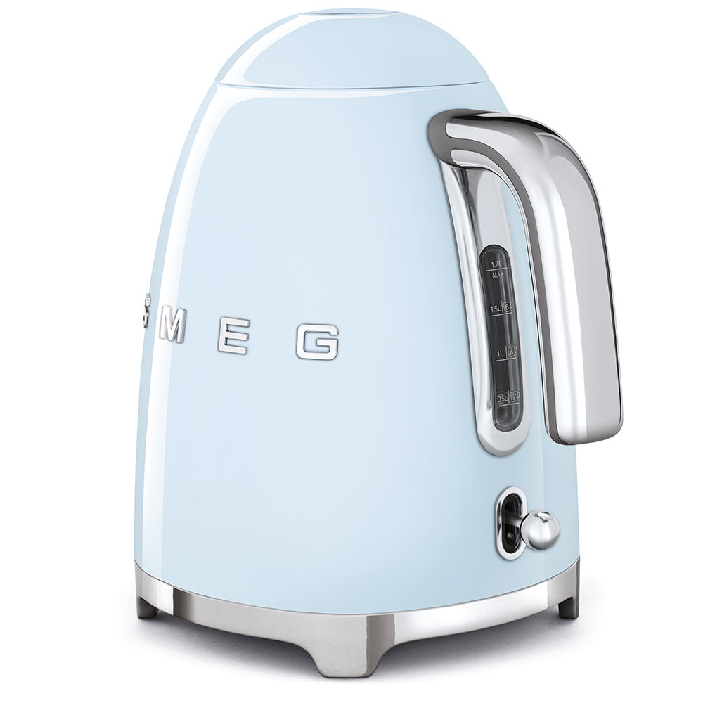 SMEG 50's Retro Style 7-Cup Electric Kettle, Pastel Blue