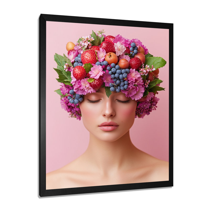 Condron - Fashion Canvas Wall Art, H 40 po x l 30 po, Noir, noir, noir, noir, Reproduction encadrée d'une seule photo