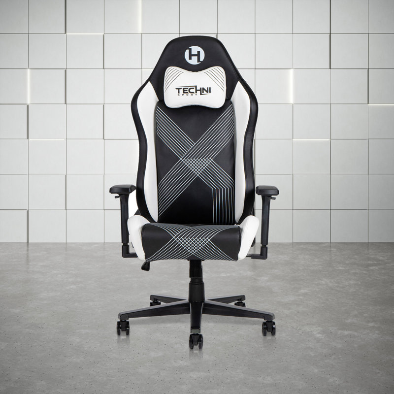 Fauteuil de jeu Techni Sport, Noir, noir, noir, noir