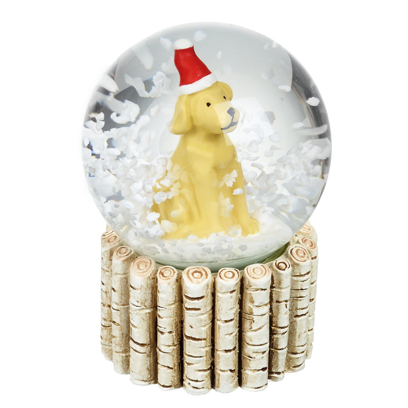 Christmas Dog Snow Globe