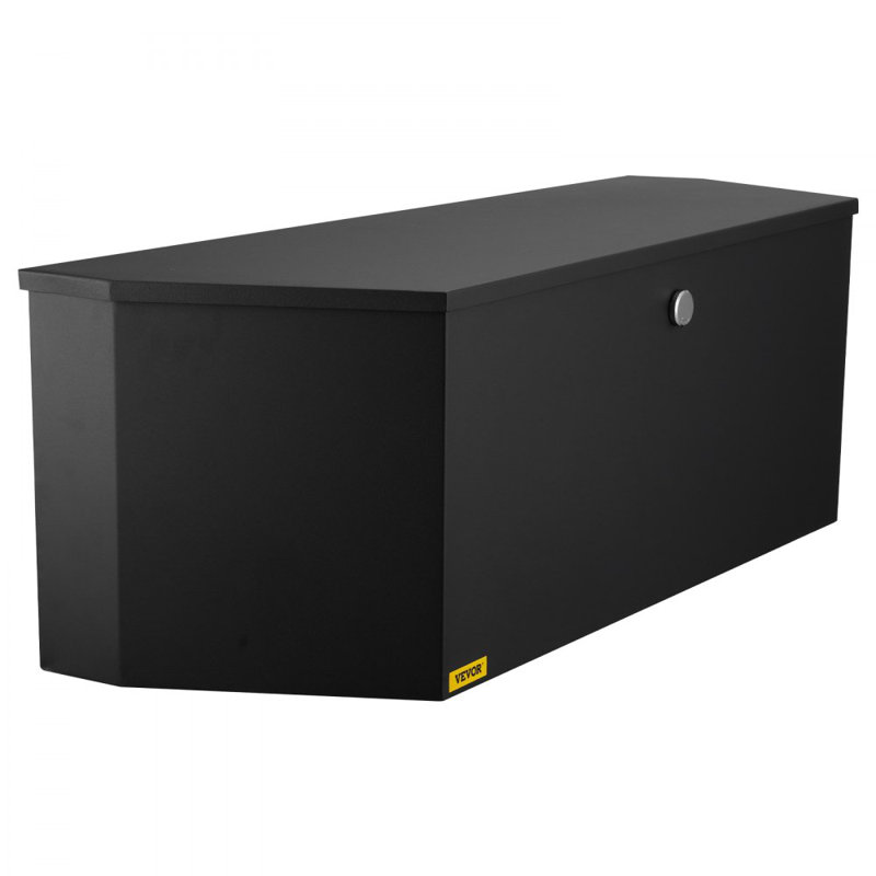 Trailer Tongue Box, Carbon Steel Tongue Box Tool Chest, Heavy Duty Trailer Box Storage with Lock and Keys, Utility Trailer Tongue Tool Box