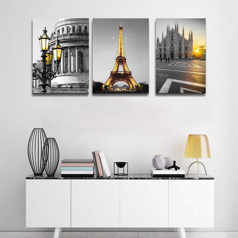 3 Piece Wrapped Canvas Set