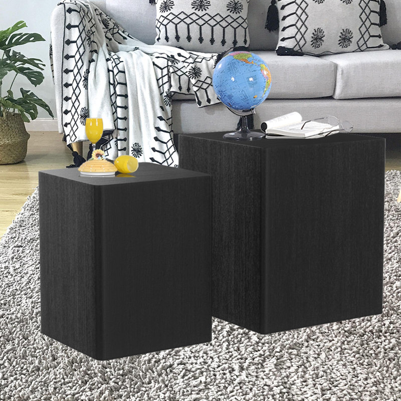 Tables gigognes Eric Block, Noir