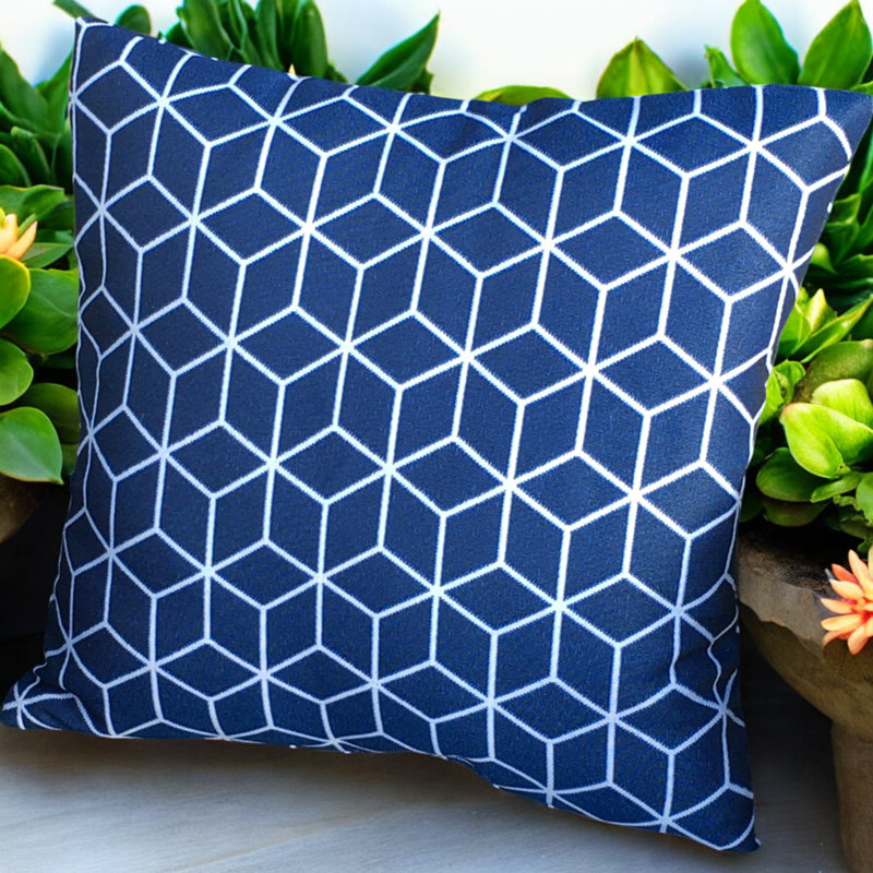 Geometric Scatter Cushion - Pack of 2, Blue