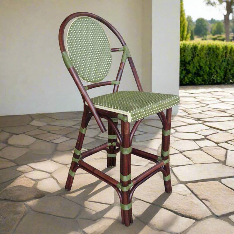 Tabouret de bar 19 po Minturn, Vert