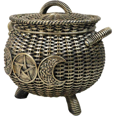 Pot chaudron Wiccan Triple Moon