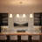 4 - Light 44"w Electroplated Brass Iron Modern Kitchen Island Chandelier Pendant Light-116453968