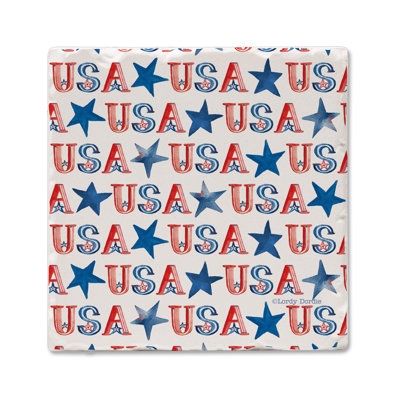 USA Single Tumbled Tile Coaster Create Your Own Collection