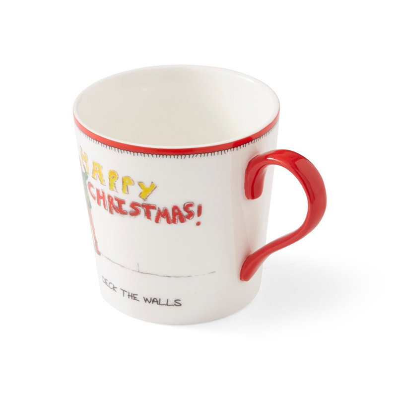 12 Oz Deck the Walls Mug