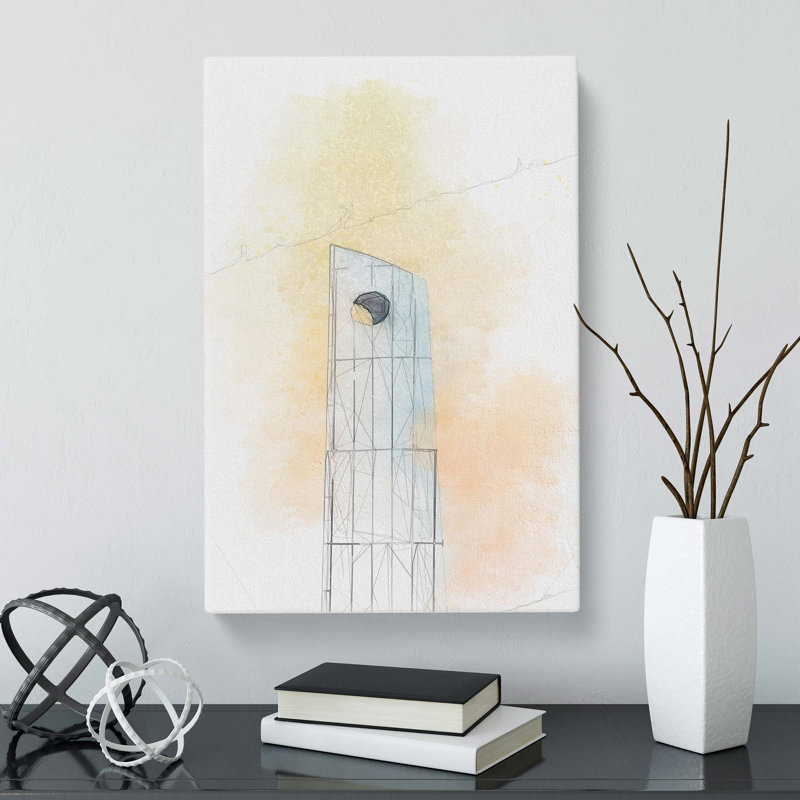 Sketching the Architecture Vol.30 - Wrapped Canvas Drawing - Wrapped Canvas, 76cm H x 50cm W x 3cm D