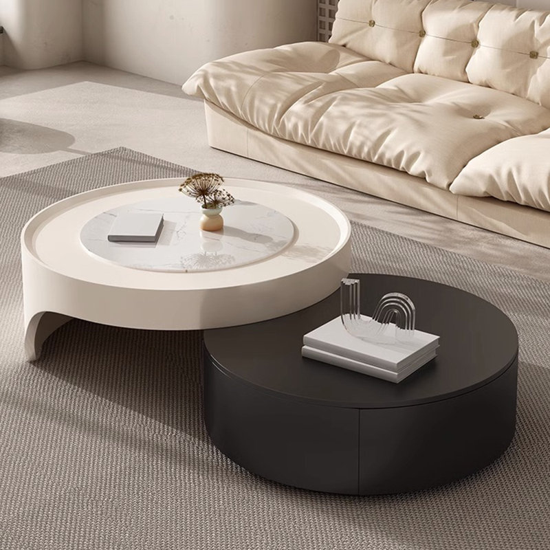 Table basse de style français de luxe en pierre frittée