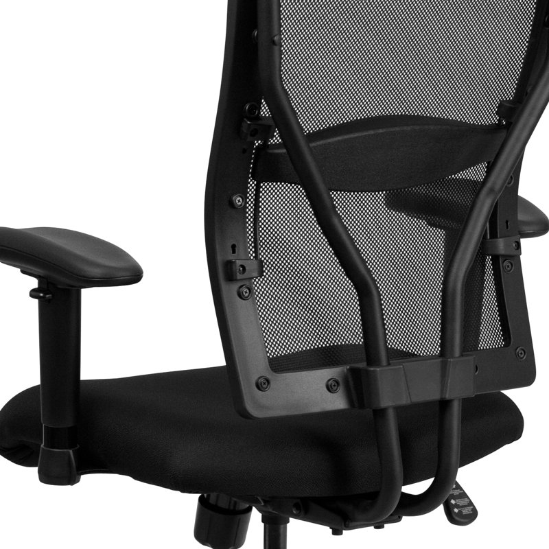 Black Mesh Fabric High Back Ergonomic Executive Swivel Chair