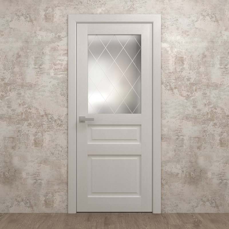 Porte intérieure intérieure | Ego 5011 | Poignée simple à panneau régulier | Portes de salle de bain modernes, 36 po x 96 po