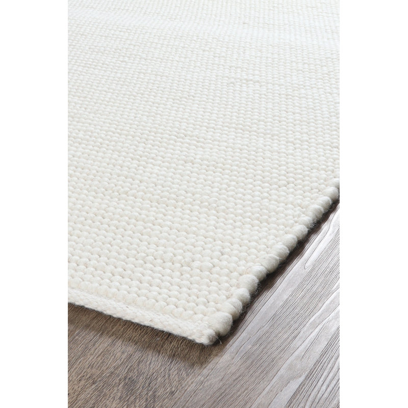 Lanishia Solid Colour Hand Woven Area Rug, Rectangle 240 x 340cm