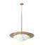 Luminaire bol suspendu unique à 3 lumières